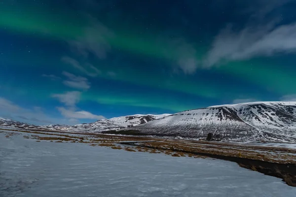 Kuzey Işıkları Aurora Borealis — Stok fotoğraf