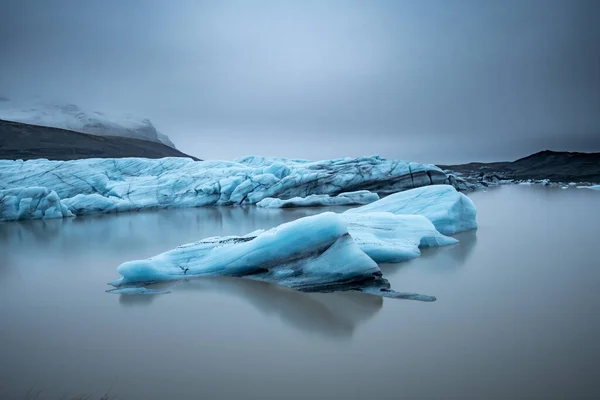 Λίμνη Παγετώνα Jokulsarlon Ισλανδία — Φωτογραφία Αρχείου