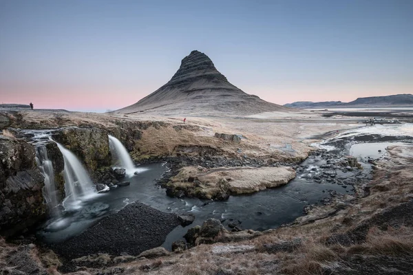 Kirkjufell Snfellsnes Félszigeten Izlandon — Stock Fotó