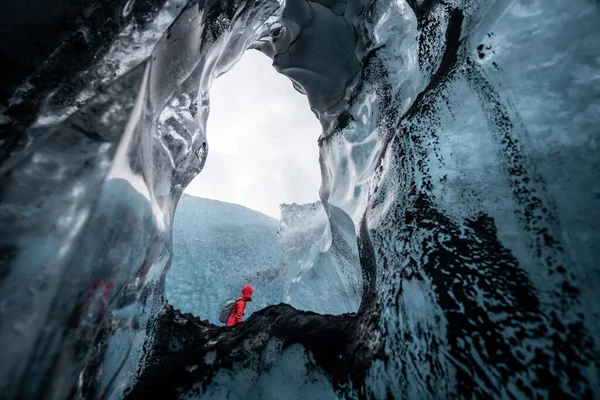 빙하의 아름다운 스톡 사진