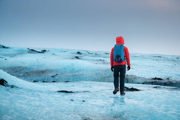 Beautiful Landscape Glacier Stock Photo