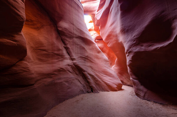 Beautiful Antelope Canyon Navajo Land East Page Usa Stock Photo