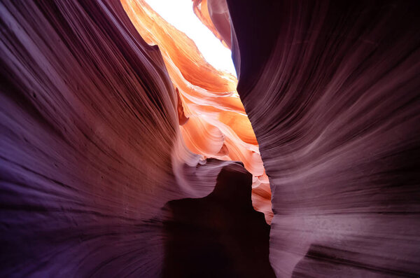 Beautiful Antelope Canyon Navajo Land East Page Usa Stock Image