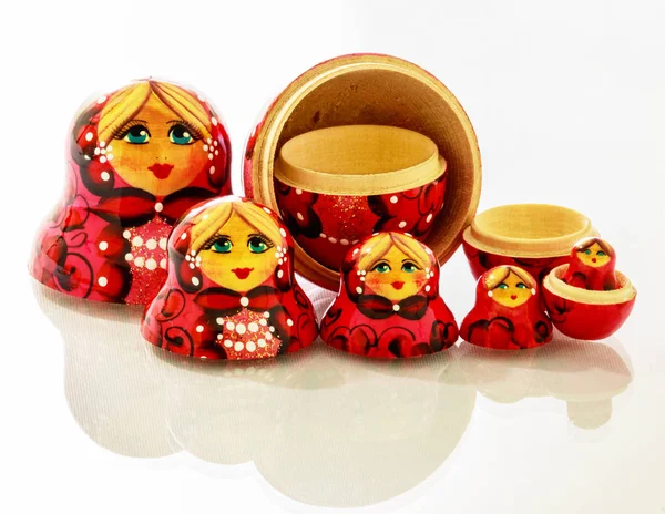 Muñeca Matryoshka También Conocido Como Una Muñeca Anidación Rusa Muñecas Imagen De Stock
