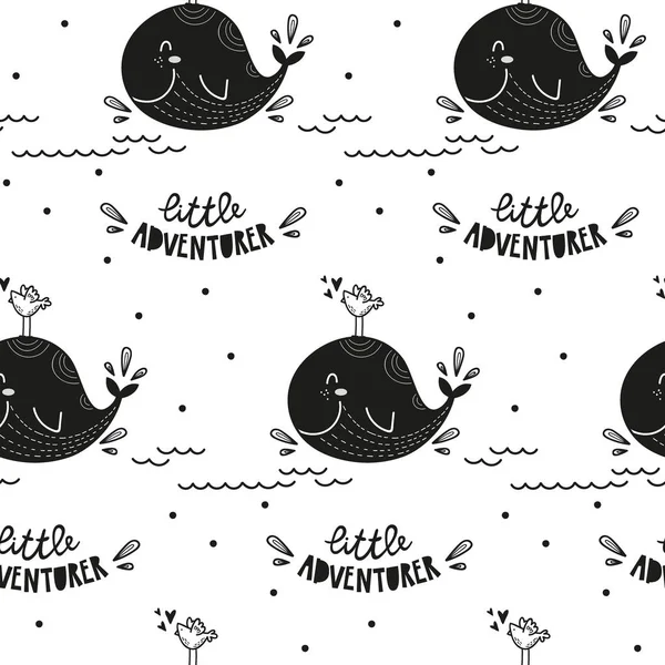 Şirin şablon çocuk, kızlar ve erkekler. Vektör çizim. Seamless modeli.