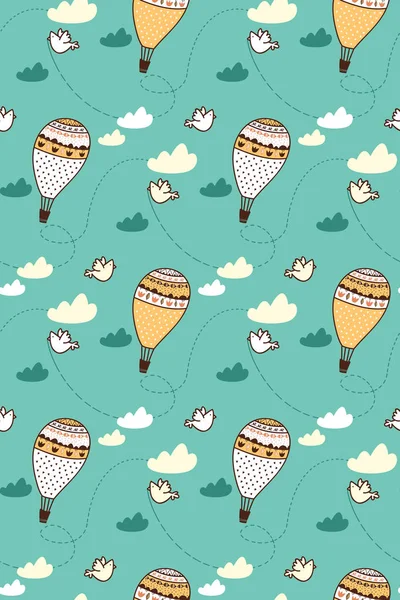 Şirin şablon çocuk, kızlar ve erkekler. Vektör çizim. Seamless modeli.