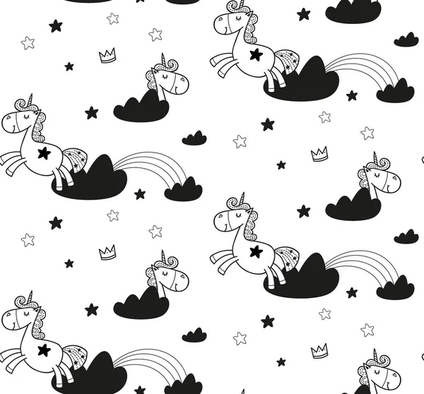 Şirin şablon çocuk, kızlar ve erkekler. Vektör çizim. Seamless modeli.