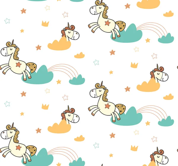 Şirin şablon çocuk, kızlar ve erkekler. Vektör çizim. Seamless modeli.