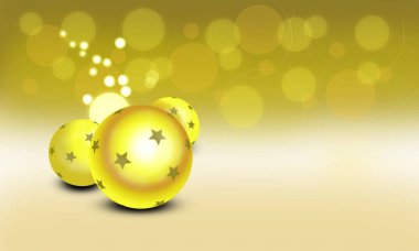 Altın Christmas topları