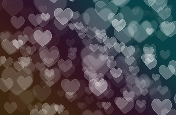 Heart bokeh background — Stock Photo, Image