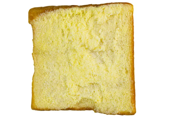 Dilimlenmiş ekmek tereyağı ile — Stok fotoğraf