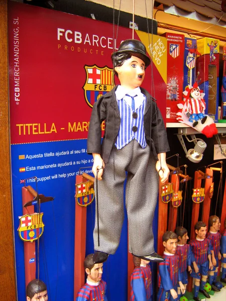 Charlie Chaplin bir kukla 2013 yılının yazında Prag'da bir sokakta. 