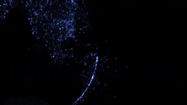 Globe numérique abstrait. Crypto monnaie minière blockchain ou technologie de la chaîne de blocs. de crypto-monnaie plane dans l'espace numérique. Contexte montrant une énorme richesse numérique. Le concept de numérique 