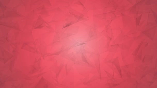 Polygonaler Hintergrund low poly red mit Verbindungspunkten und Linien. Verbindungsstruktur. futuristischer feuchter Hintergrund. Schleifenhintergrund. — Stockvideo