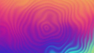 Görsel işitsel arka plan. 3D görüntüleme. Neon dalga dalgalarıyla soyut bir arkaplan. Dalgalı dinamik yüzey. Hareket tasarım şablonu