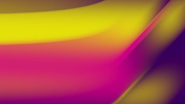Animação de loop gradiente de onda colorida. Futuros padrões geométricos fundo movimento. As listras de cor gradiente populares movem-se ciclicamente. Renderização 3d . — Vídeo de Stock