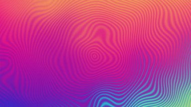 Neon dalga dalgalarıyla soyut bir arkaplan. Dalgalı dinamik yüzey. Hareket tasarım şablonu. Soyut kıvrımlı şekilleri dönüştür. Görsel işitsel arka plan. 3d oluşturma.