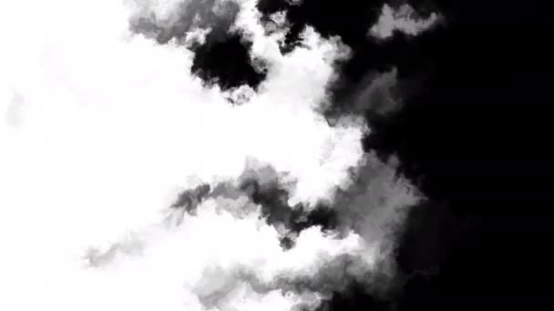 Inkt overgang spetteren vlek verspreiden van links naar rechts turbulente bewegende abstracte schilderij animatie achtergrond nieuwe koele mooie beweging dynamische tijdlijn mooi 3d rendering 4k beeldmateriaal — Stockvideo
