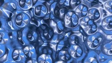 Soyut sıvı holografik, neon folyo kaplama, parlak dalgalı yüzey ve yaratıcı canlı doku. Sanat ve ticari konsept grafik tasarım arkaplanı. 3d canlandırmalı 4K video.