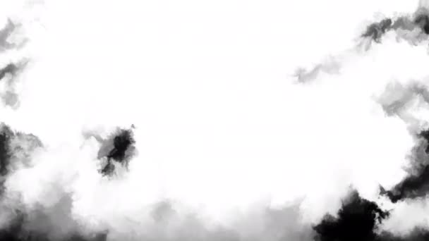 Inkt overgang Splatter Blot spreiden van boven naar beneden turbulent bewegende abstract schilderij animatie achtergrond nieuwe coole mooie beweging dynamische contemperary mooie 3D rendering 4k-beeldmateriaal — Stockvideo