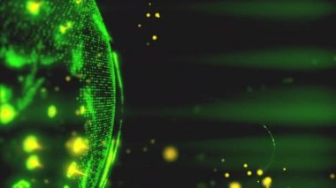 Soyut 3D görüntüleme uyduları yıldız bağlantı ağı, dijital dünya veri küresi - dünyayı birbirine bağlar. Uydular gezegeni çevreleyen bir ağ ya da gökyüzü köprüsü oluşturur. Karmaşıklık taşıyan büyük veriler taşar.