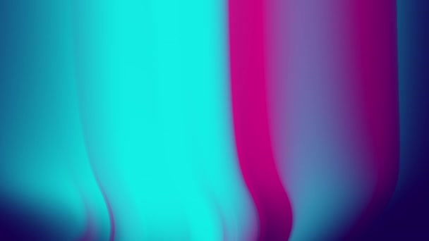 Movimiento abstracto multicolor 3d renderizado fondo de tonos pastel gradiente líneas verticales en 2020 colores de tonos fríos de moda. Fondo de pantalla de diseño futurista moderno en bucle animado en 4K . — Vídeo de stock