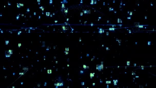 réseau social et concept de big data avec portraits de personnes liés par des lignes bleues sur le fond de la silhouette de la planète Terre, rendu 3d 4K .