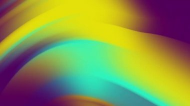 Psikedelik animasyon arka planı. Hareket tasarım şablonu. Moda çiçekleri olan renkli bir arka plan. Rastgele dalgalı dokular. 3d sıralama