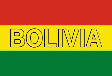 Bolivya Word bayrağı