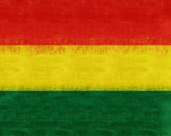 Bandera de Bolivia Grunge — Foto de Stock