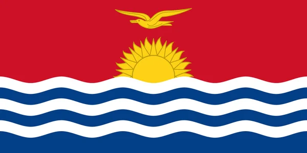 Bandiera di Kiribati — Foto Stock