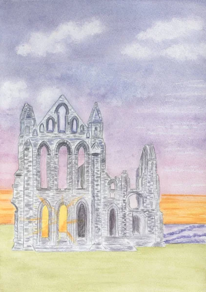 Whitby Abbey Ruins — Stock Photo, Image