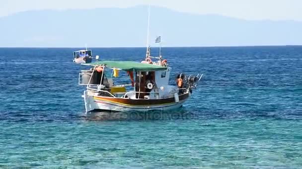 Bateaux de pêche grecs — Video