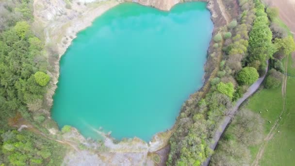 Heart Shaped Quarry — Stock Video