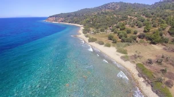 Uzun Yunan beach — Stok video