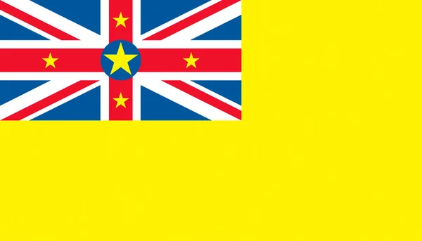 Bandera Nacional de Niue — Foto de Stock