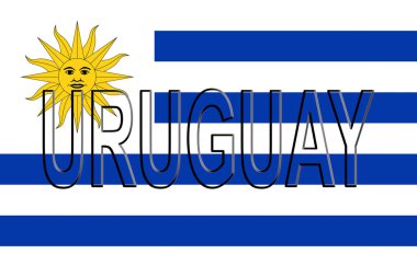 Uruguay Word bayrağı