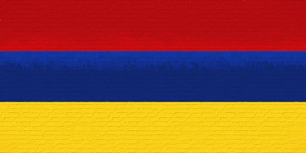Vlag van Armenië muur — Stockfoto
