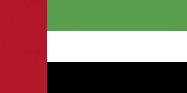 Birleşik Arap Emirliklerinin bayrağı — Stok fotoğraf