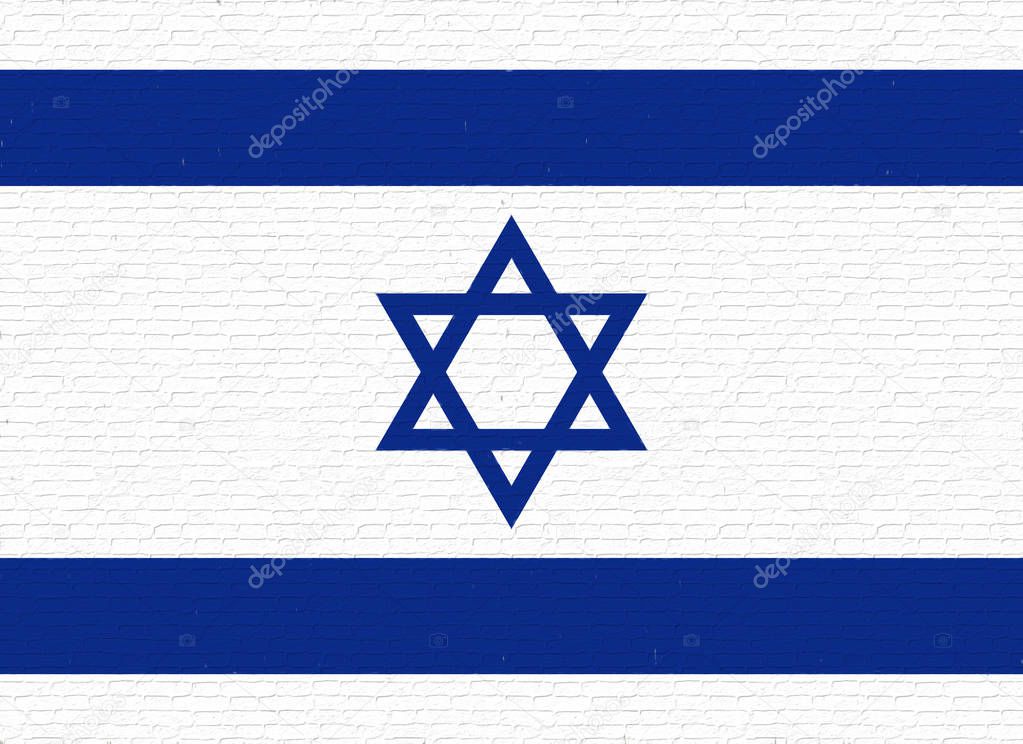 Flag of Israel Wall.