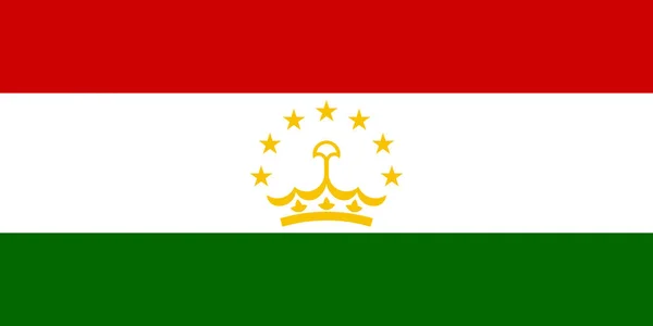 Flag of Tajikistan — Stock Photo, Image