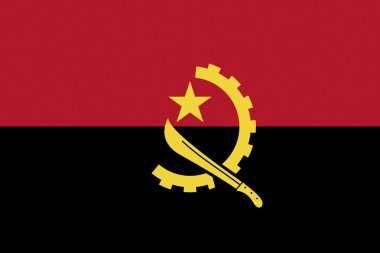 angola bayrağı.