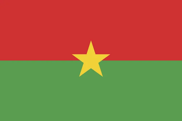 Прапор Буркіна - Фасо. — стокове фото