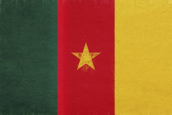 Bandera de Camerún Grunge . — Foto de Stock