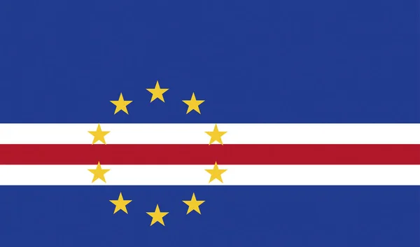 Bandeira de Cabo Verde — Fotografia de Stock