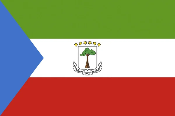 Bandiera di Guinea Equatoriale — Foto Stock