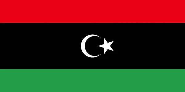 Vlag van Libië — Stockfoto