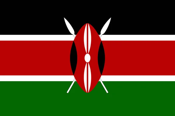 Bandiera del Kenya — Foto Stock