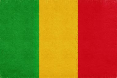 Mali Grunge bayrağı.