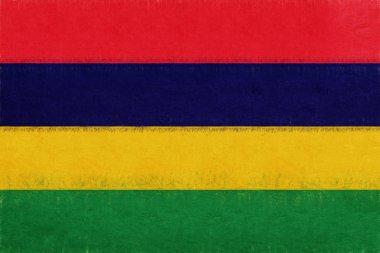 Mauritius Grunge bayrağı.